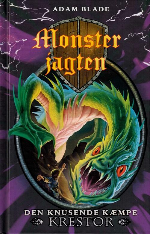 Cover for Adam Blade · Monsterjagten: Monsterjagten 39: Den knusende kæmpe Krestor (Gebundesens Buch) [1. Ausgabe] (2016)