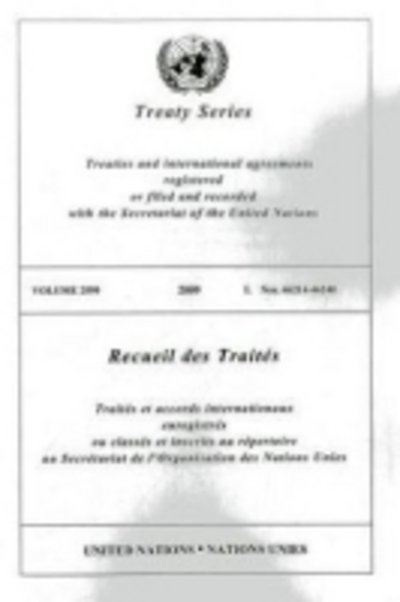 Cover for United Nations · Treaty Series (Paperback Book) (2013)