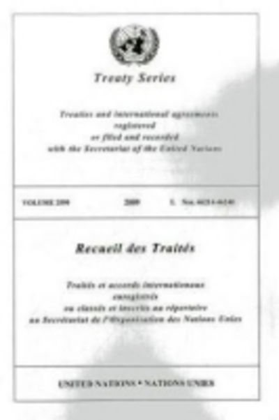 Cover for United Nations · Treaty Series (Paperback Book) (2013)