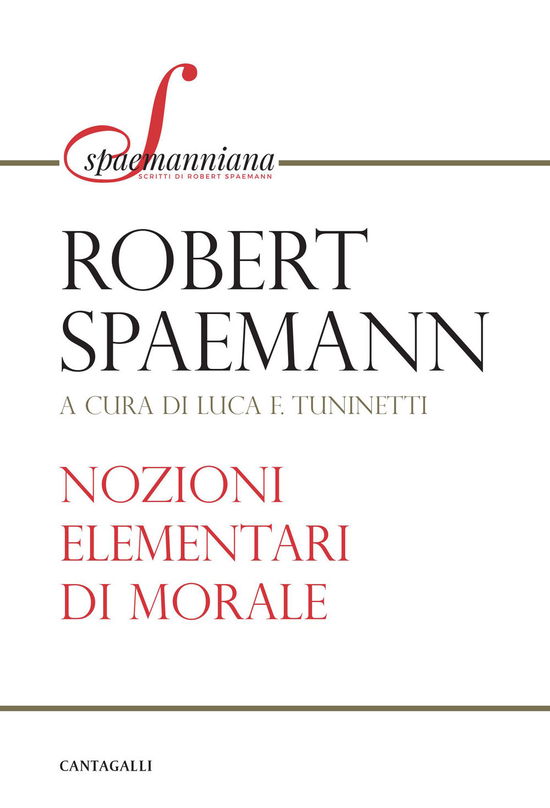 Cover for Robert Spaemann · Nozioni Elementari Di Morale (Book)