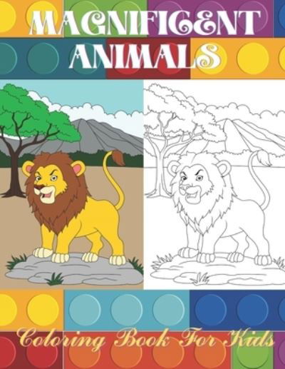 Lucy Dourif · Magnificent Animals - Coloring Book For Kids (Paperback Book) (2020)