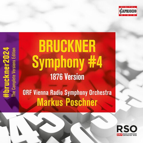 Cover for Orf Vienna Radio Symphony Orchestra / Markus Poschner · Bruckner: Symphony No.4 (1876 Version) (CD) (2022)