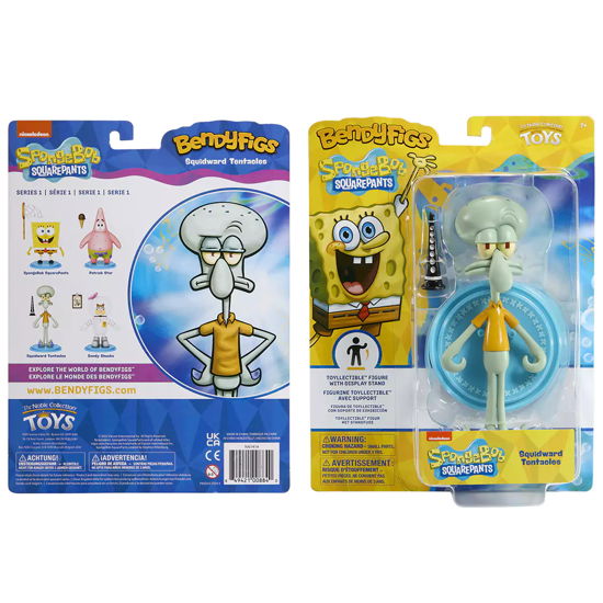 Spongebob Square Pants Bendyfig Squidward af - Noble Collection - Merchandise - THE NOBLE COLLECTION - 0849421008840 - July 27, 2023