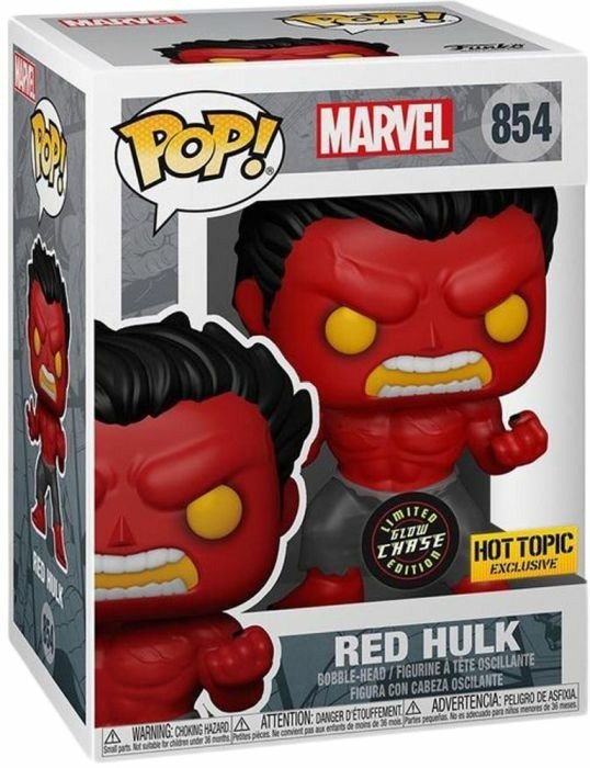 Cover for Marvel: Funko Pop! · Marvel: Funko Pop! - Red Hulk (Gw) (Limited) (Vinyl Figure 854) (Toys) [Limited edition]
