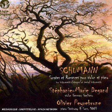 Cover for Robert Schumann · Sonates Et Romances Pour Violon Et Piano (CD) (2012)