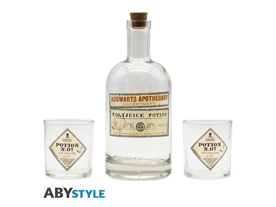 Cover for Harry Potter · Bottle And Glasses Set - Potion (MERCH) (2024)