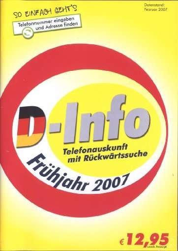 Cover for Pc · D-info Vor &amp; Zurück Frühjahr 2007 ( Dvd-box) (N/A) (2007)