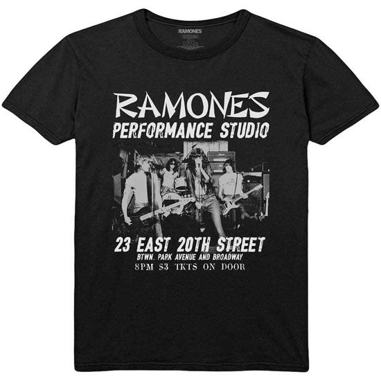 Ramones Unisex T-Shirt: East Village - Ramones - Koopwaar -  - 5056561048840 - 