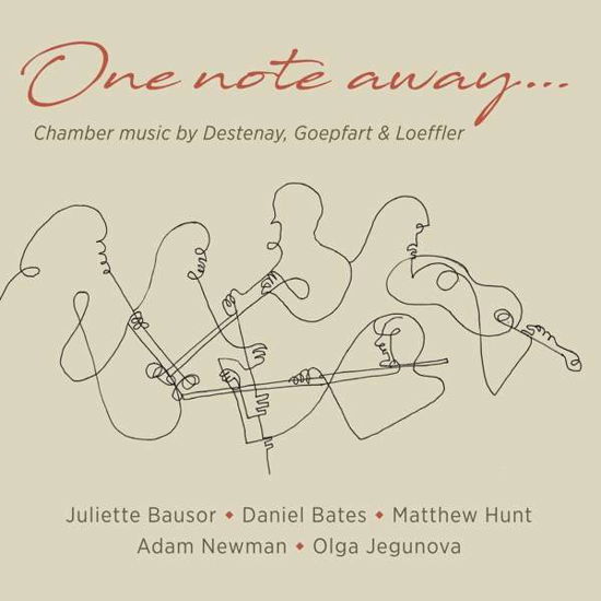 Cover for Destenay,edouard / Bausor,juliette / Jegunova,olga · Chamber Music By Destenay / Geopfart / Loeffler: One Note Away... (CD) (2019)