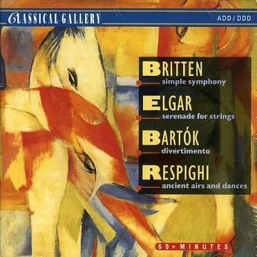 Cover for Britten / Warchal / Slovak Chamber Orch · Britten: Simple Sym / Elgar: Serenade for Str (CD) (2013)