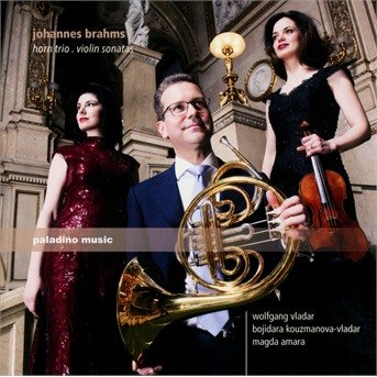 Horn Trio: Violin Sonatas - Brahms / Kouzmanova-vladar / Amara - Musiikki - PALADINO MUSIC - 9120040730840 - perjantai 20. tammikuuta 2017
