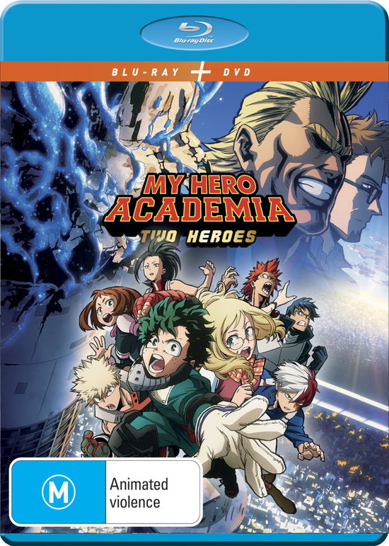 Cover for My Hero Academia - the Movie: Two Heroes DVD / Blu-ray Combo (Blu-ray) (2019)