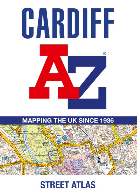 Cover for A-Z Maps · Cardiff A-Z Street Atlas (Paperback Book) [8 Revised edition] (2025)