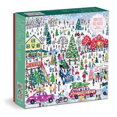Michael Storrings Christmas Tree Farm 1000 Piece Foil Puzzle (GAME) (2022)