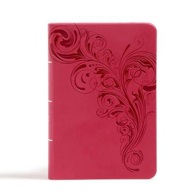 Cover for CSB Bibles by Holman CSB Bibles by Holman · CSB Large Print Compact Reference Bible, Pink LeatherTouch (Leather Book) (2017)