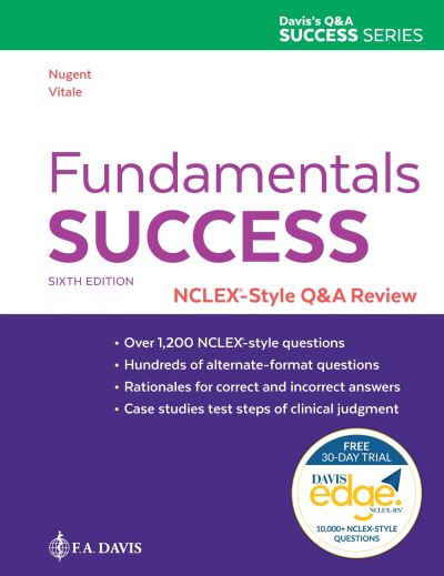 Cover for Patricia M. Nugent · Fundamentals Success: NCLEX®-Style Q&amp;a Review - Davis's Q&amp;a Success Series (Pocketbok) [Sixth edition] (2023)
