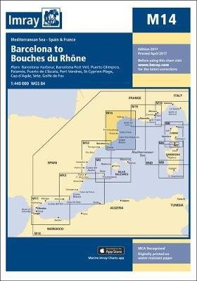 Cover for Imray · Imray Chart M14: Barcelona to Bouches Du Rhone - M Series (Map) [New edition] (2017)
