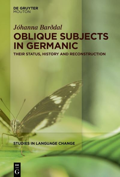 Cover for Jóhanna Barðdal · Oblique Subjects in Germanic (Book) (2023)