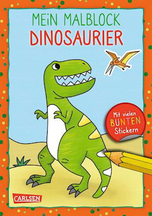 Mein Malblock: Dinosaurier - Carmen Eisendle - Books - Carlsen - 9783551190840 - July 27, 2022