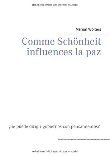 Cover for Marion Wolters · Comme Schönheit Influences La Paz (Pocketbok) [Spanish edition] (2015)