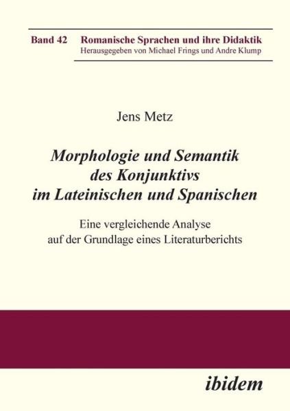 Cover for Metz · Morphologie und Semantik des Konju (Bok) (2013)