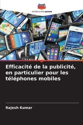 Cover for Rajesh Kumar · Efficacite de la publicite, en particulier pour les telephones mobiles (Paperback Book) (2022)