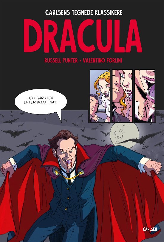 Cover for Russell Punter · Carlsens tegnede klassikere: Dracula (Inbunden Bok) [1:a utgåva] (2018)