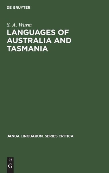 Cover for Wurm · Languages of Australia and Tasmani (Bok) (1972)