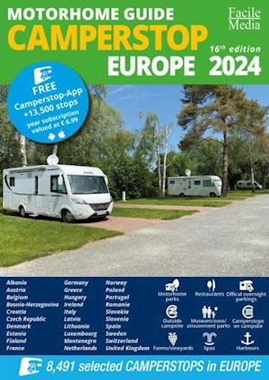 Cover for Facile Media · Motorhome guide Camperstop Europe 2024 30 countries GPS (Paperback Book) (2024)