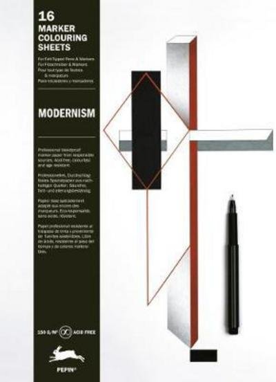Cover for Pepin Van Roojen · Modernism: Marker Colouring Sheets (Hardcover Book) (2017)