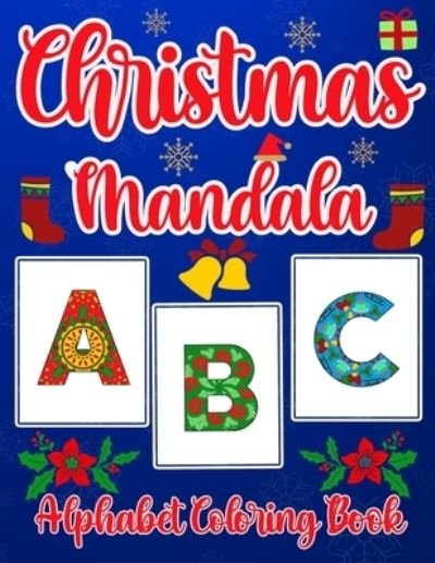 Cover for Tr Abdel · Christmas Mandala Alphabet Coloring Book (Paperback Bog) (2020)
