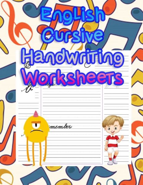 Cover for Bestmango Publishing · English Cursive Handwriting Worksheets (Paperback Book) (2020)