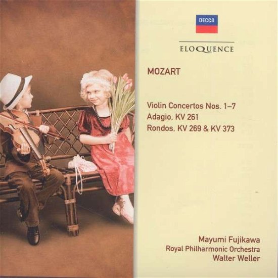 Cover for Mayumi Fujikawa Royal Philharmonic Orchestra Walter Weller · Mozart - Violin Concertos 1-7 (CD) (2015)