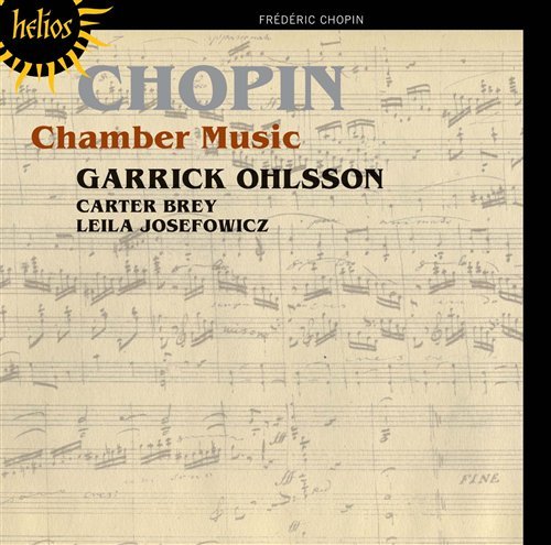 Cover for Garrick Ohlsson · Kammermusik (CD) (2010)