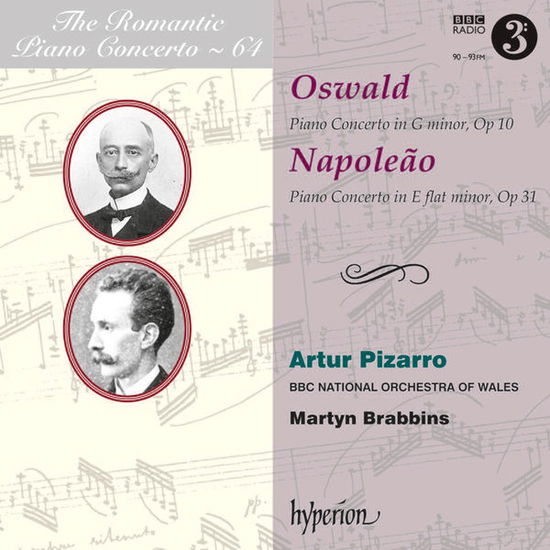 Oswald  Napoleao Piano Conce - Artur Pizarro Martyn Brabbins - Musik - HYPERION - 0034571179841 - 22 oktober 2014