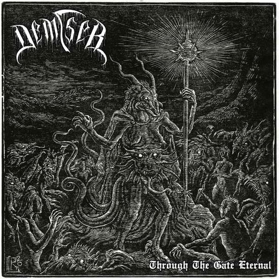 Cover for Demiser · Through the Gate Eternal (LP) [Hellfire Red Vinyl edition] (2021)