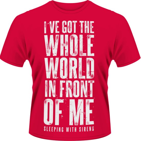 Cover for Sleeping with Sirens =t-s · Sleeping With Sirens: World (T-Shirt Unisex Tg. S) (N/A) [size S] (2013)
