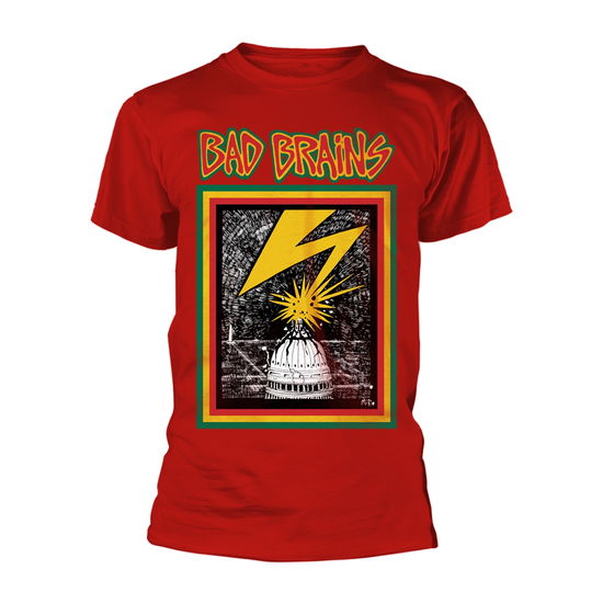 Cover for Bad Brains · Bb (Red) (T-shirt) [size M] (2025)