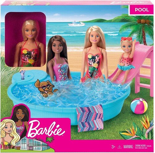 Cover for Barbie · Barbie Estate Pool with Doll Blonde (MERCH) (2019)