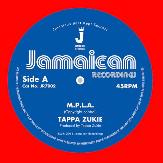 Cover for Tappa Zukie · M.P.L.A. / Version (7&quot;) (2023)