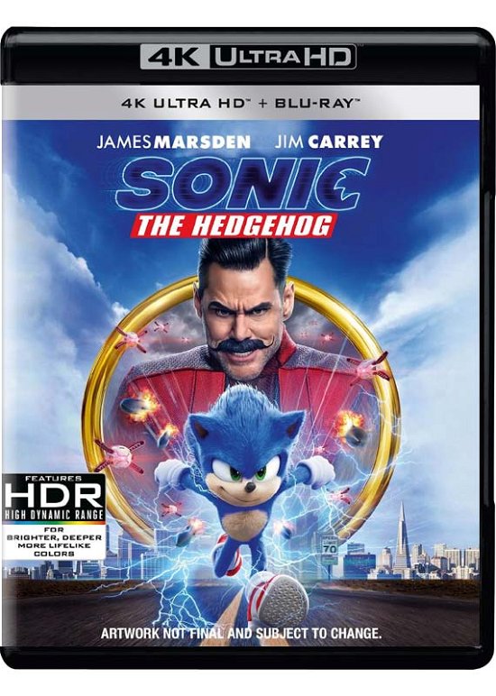 Cover for Fox · Sonic The Hedgehog (4K UHD Blu-ray) (2020)