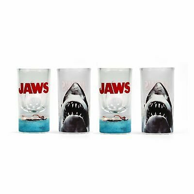 Jaws Glasses (Shot) Set Of 4 - Jaws - Produtos - HALF MOON BAY - 5055453484841 - 4 de abril de 2021