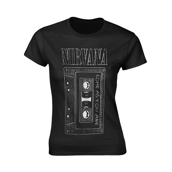 Nirvana Ladies T-Shirt: As You Are Tape - Nirvana - Produtos - PHM - 5056012002841 - 19 de março de 2018