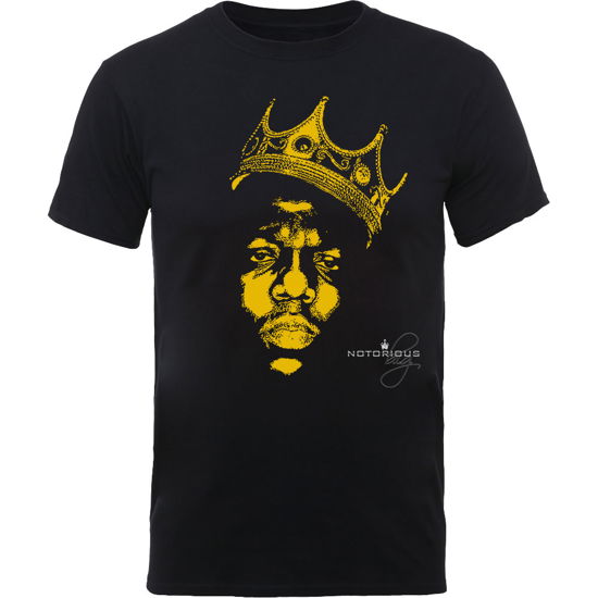 Cover for Biggie Smalls · Biggie Smalls Unisex T-Shirt: Green Crown (Black) (T-shirt) [size XL] [Black - Unisex edition] (2017)