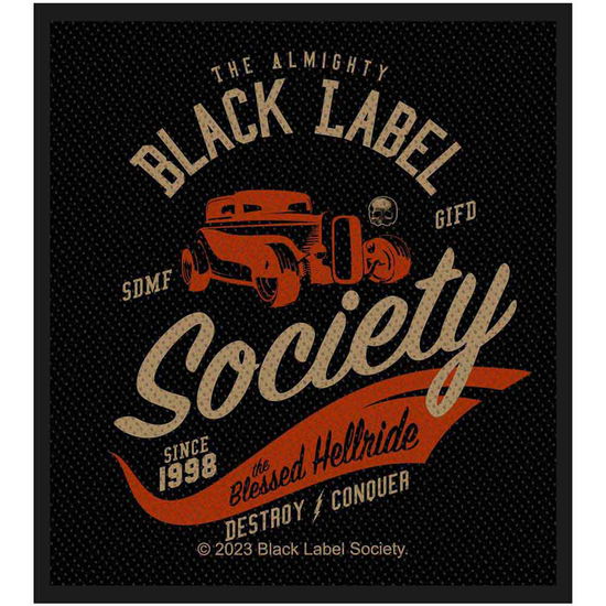 Cover for Black Label Society · Black Label Society Woven Patch: The Blessed Hellride (Standard) (Patch)