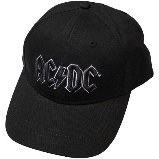 Cover for AC/DC · AC/DC Unisex Baseball Cap: Black Logo (Klær)