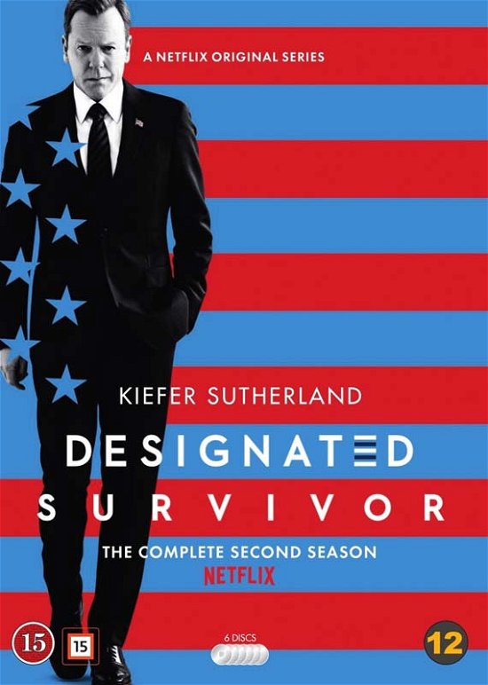 Cover for Designated Survivor · Designated Survivor - The Complete Second Season (Sæson 2) (DVD) (2018)