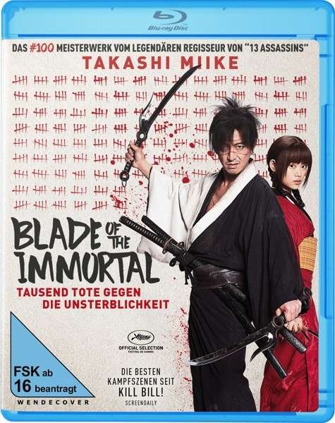 Cover for Takashi Miike · Blade of the Immortal (Blu-ray) (2018)