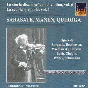 Cover for Bach,j.s. / Manen / Quiroga · Violin Music (CD) (2002)