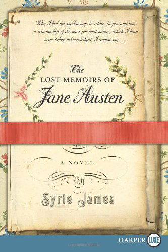 Cover for Syrie James · The Lost Memoirs of Jane Austen LP (Paperback Book) [1 Lrg edition] (2018)